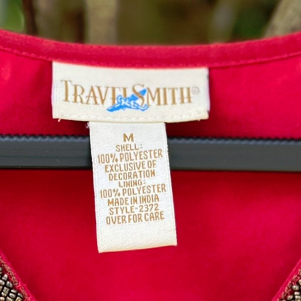 Perfect for Virgin's SCARLET NIGHT– Red Tunic*(M) w/Travel Pouch (NWOT) - Picture 4 of 12